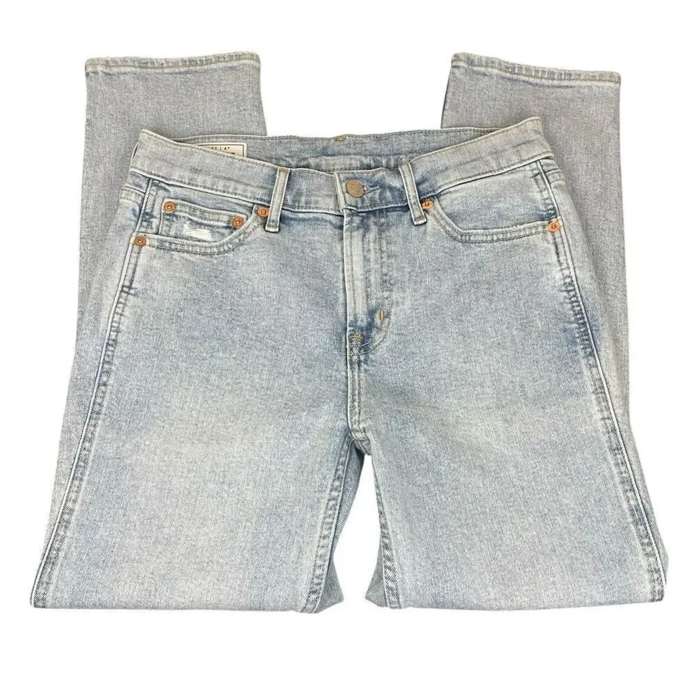 Gap Vintage Slim Mid Rise Light Wash Jeans Size 27 / 4P
